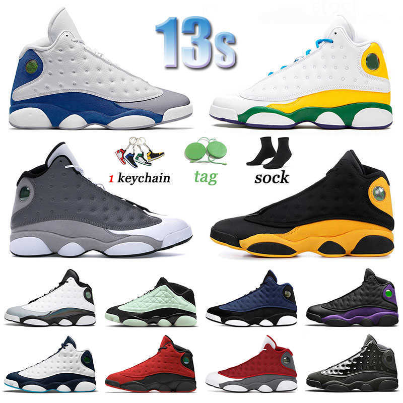 

French Blue 13s Mens Basketballs Shoes Jumpman 13 Barons Alternate Sneakers Obsidian Women Trainers Athletic Del Sol Black Cat Singles Day, 40-47 class off 2002