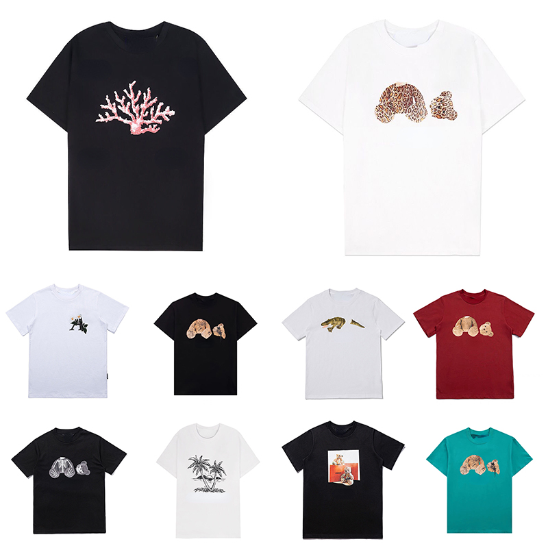 

Women' T-Shirt Bear Pattern T-shirts short sleeve tees girl Tops Men Women printing Tshirt Hip Hop Unisex Shirts