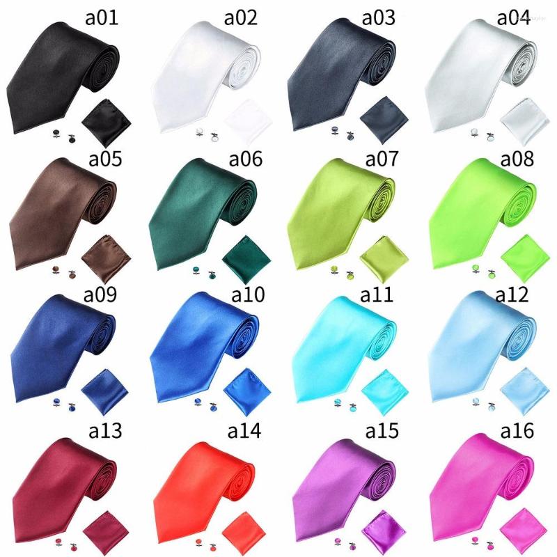 

Bow Ties Mens Wedding Accessories For Men Tuxedo Tie Set Necktie HandMade Cufflinks And Handkerchief Hanky QLYC0007