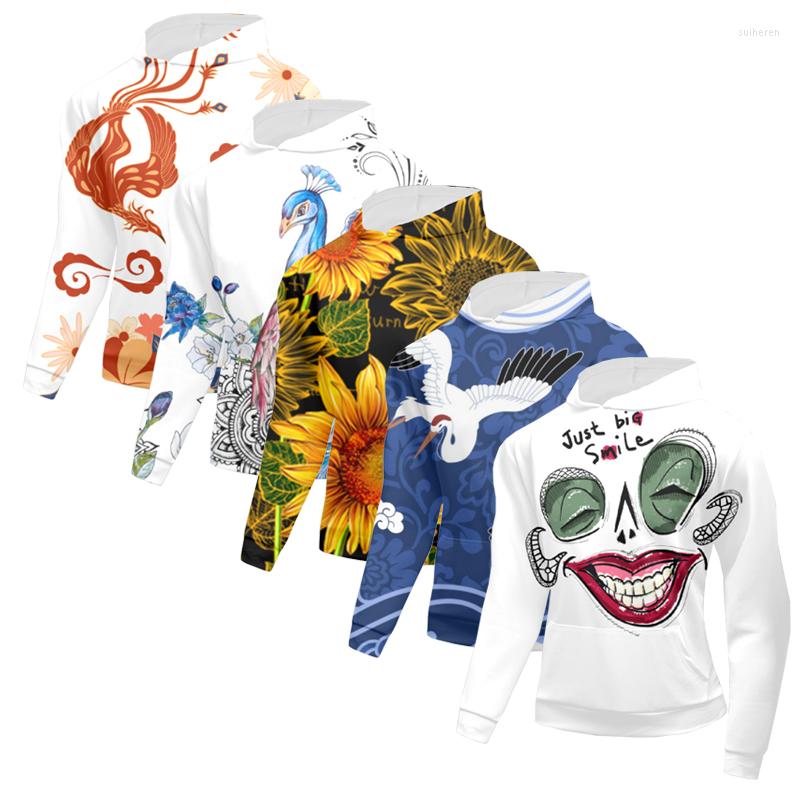 

Men' Sweaters Custom Long Sleeve 3d Print Lose Compression Pullover With Hat Hoodie Sports Running Daily Wear For Men Women Sportwear