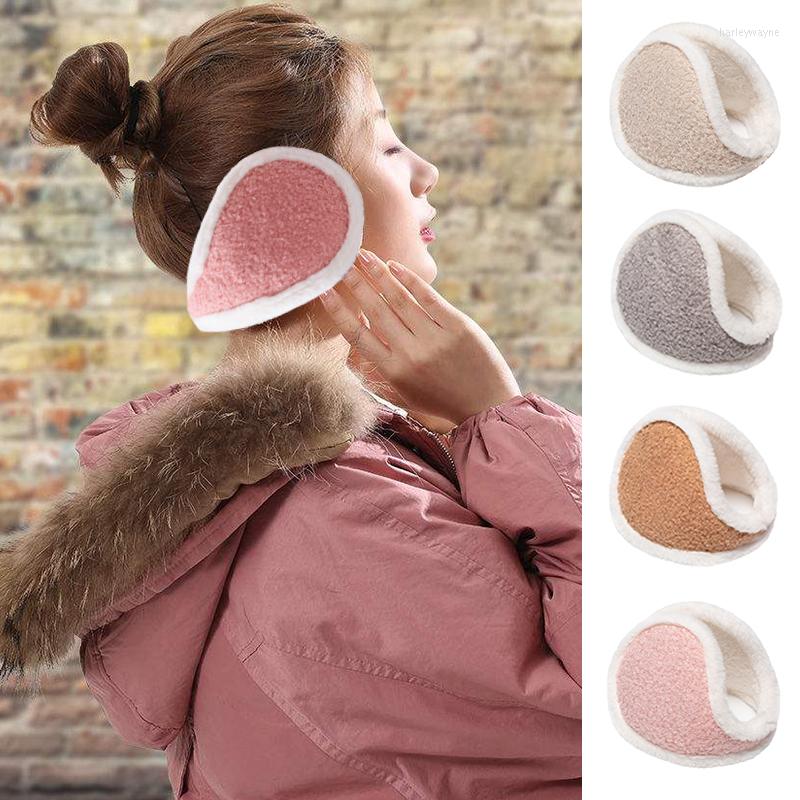 

Berets Unisex Plus Velvet Earmuffs Winter Warm Ear Muffs Outdoor Cycling Skiing Warmers Classic Solid Color Cover Arrivals, A1