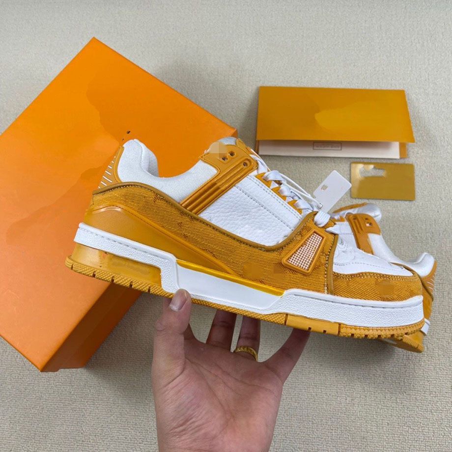 

Designer Shoes Men 'S Embossing Calfskin Size36-44 Mkjl00000010 Spring And Summer Sports Yellow kOt QOs