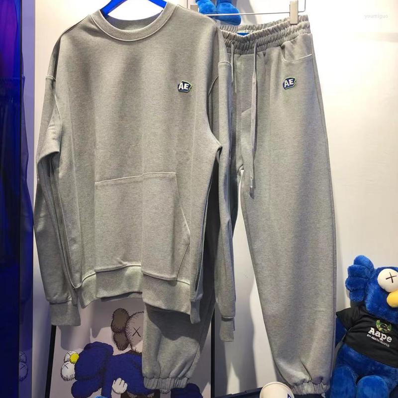 

Men's Hoodies Oblique Pocket Men Women Ader Loose Pullovers ADERERROR Sweatshirts Sweatpants Set