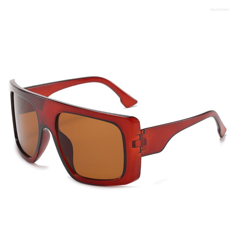 

Sunglasses Selling Fashion Big Frame Women All-match Exquisite Tile Lenses Men UV400