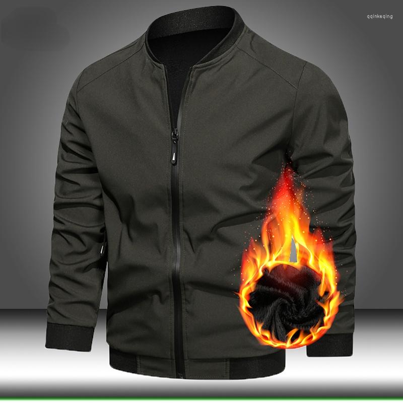 

Men's Jackets Mens Casual Slim Bomber Jacket Men Warm Thick Tactical Air Polit Coat Male Winter Outwear Overcoat Baseball Clothes, Nmg9817jrgrey