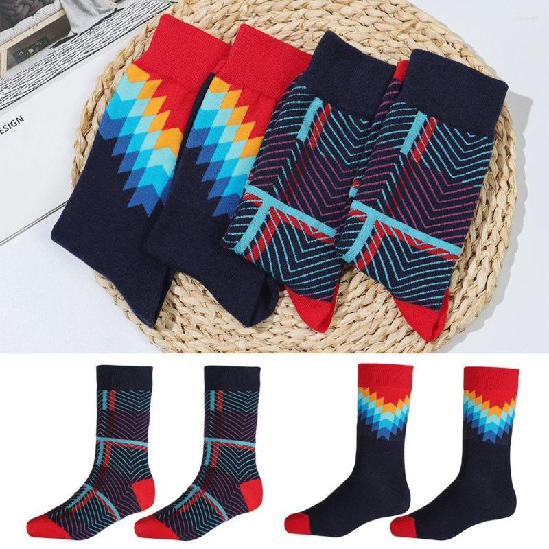 

Men's Socks Fashion Colorful Funny Matching Combed Cotton Casual Dress Men's Winter