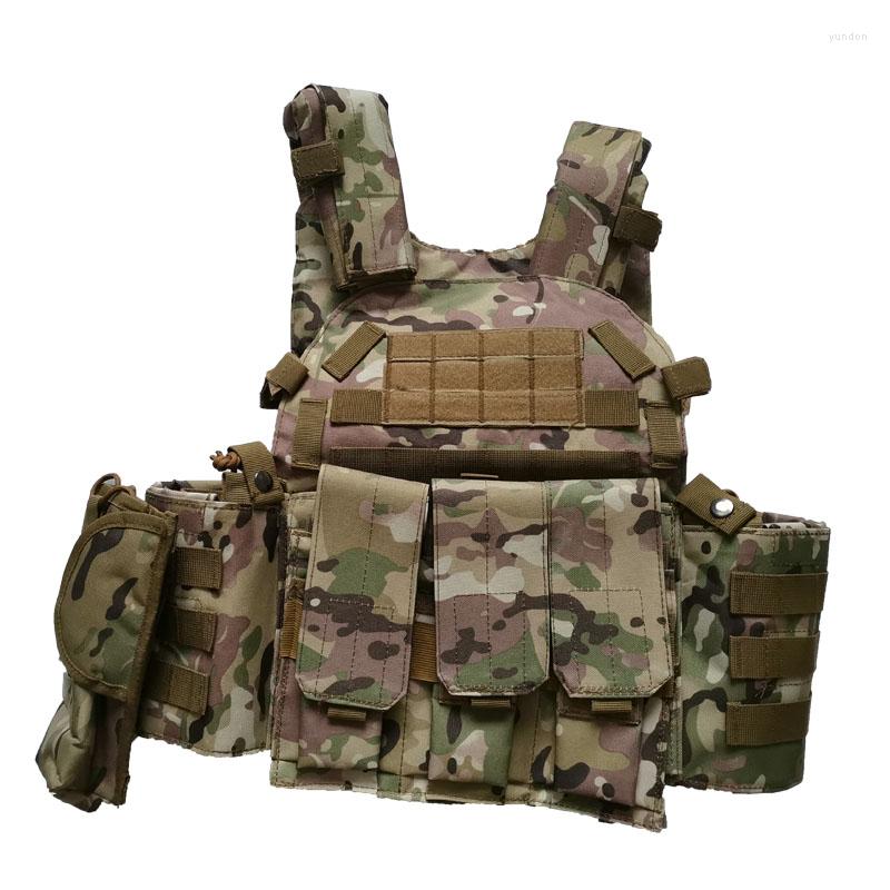 

Hunting Jackets Men Military Tactical Vest Paintball Multicam Camouflage Assault Shooting Vests Outdoor Clothes Molle Gear, Black