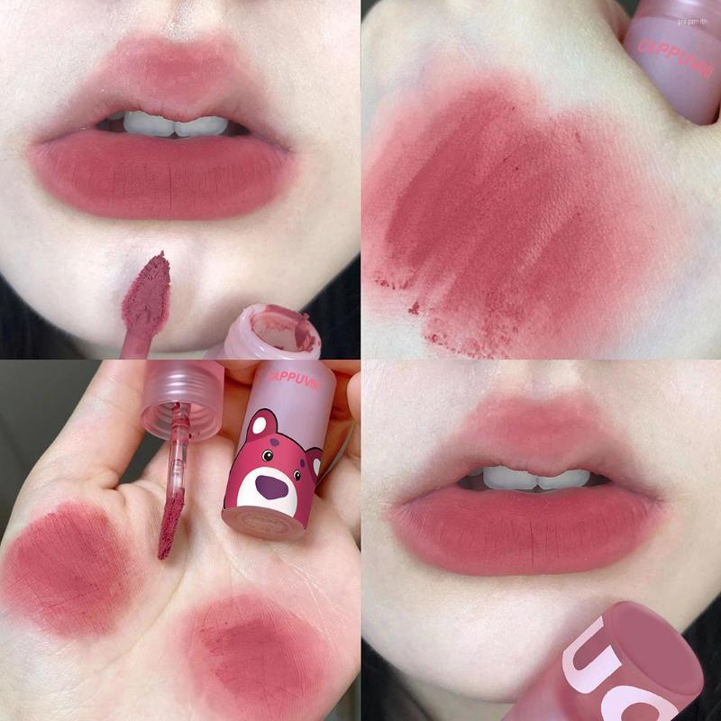 

Lip Gloss Cappuvini 5 Colors Glaze Lipstick Non-stick Cup Lasting Moisturizing Colorful Women Makeup Tool Cosmetic, 02