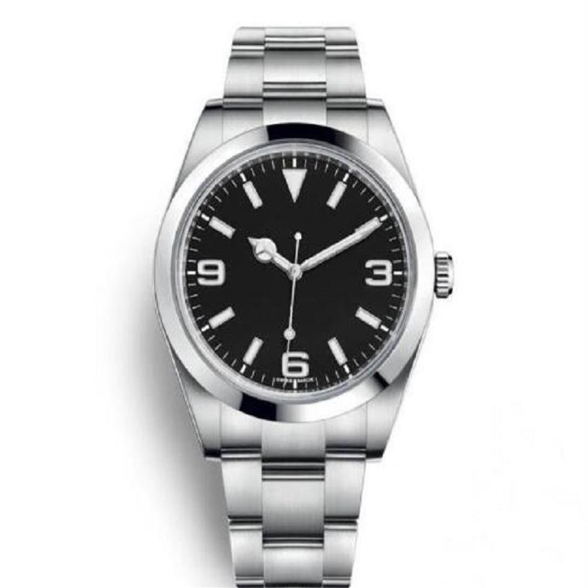 

Top Luxury Menes Watch Exp Air King Series 116900 216570 Black 40mm Dial Automatic Mechanical Movement 316 Steel Bran Designer Wat301u, As picture