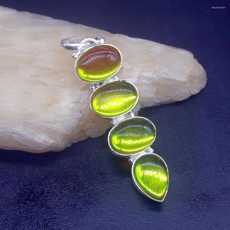 

Pendant Necklaces Gemstonefactory Jewelry Big Promotion 925 Silver Attractive Design Colorful Topaz Women Ladies Gifts Necklace 1069