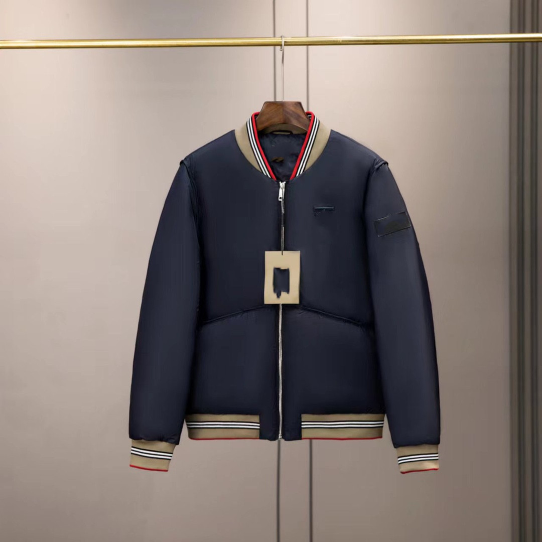 

Men's Down & Parkas European luxury designer designs baseball and down jacket, Blue