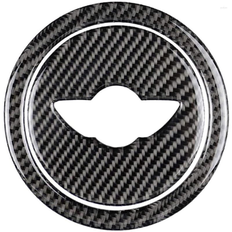 

Steering Wheel Covers Carbon Fiber Cover Sticker For Mini Cooper R55 R56 R Series Accessories