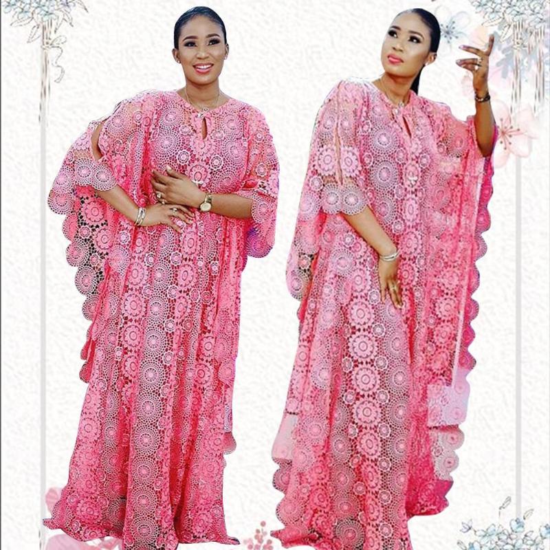 

Ethnic Clothing African Dresses For Women Evening Party Maxi Dress 2022 Ladies Clothes Elegant Applique Voile Sexy Bazin Long Robe Nigeria