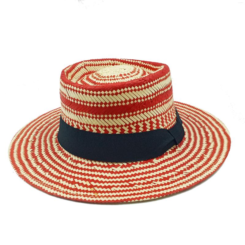 

Berets 2022 Summer Straw Hats Women's Raffia Jazz Hat Luxury Women Men Panama Lady Girl Outdoor Vacation Shade Sun, 07