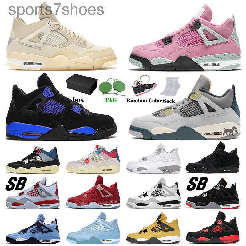 

LOWs speed 4 4s IV Designer Retro Mens Womens Jumpman Basketball Shoes Sb Bred Peach J4 Big 13 Military Black Red Blue Thunder Peach, 36-47 craft