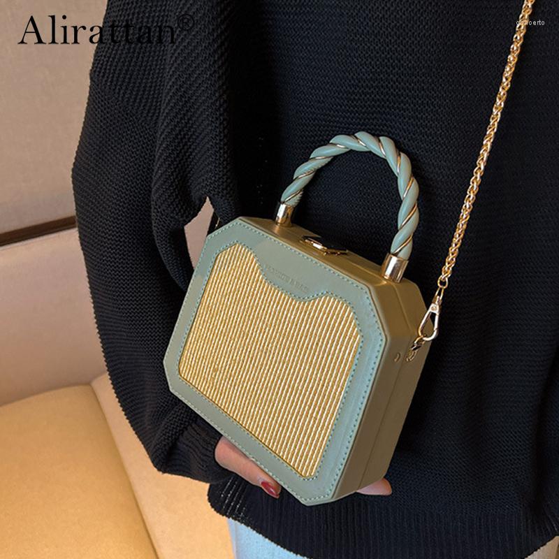 

Shoulder Bags Alirattan 2022 Design Straw Bag Personality Single Simple Messenger Sac A Main Femme, Green