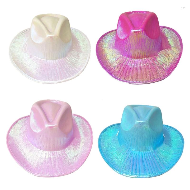 

Berets Cowgirl Party Hats Cowboy Hat Funny Cosplay Red Costume, Light powder
