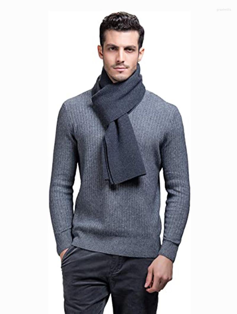 

Scarves Winter Merino Wool Scarf Men Women 85% Australian Scarfs Knitted Soft Thermal Warm Neckwear