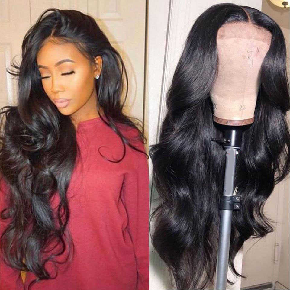 

Hair Lace Wigs Wig Long Big Wave Split Dyed Chemical Fiber Headgear Female Curly Hair, Black