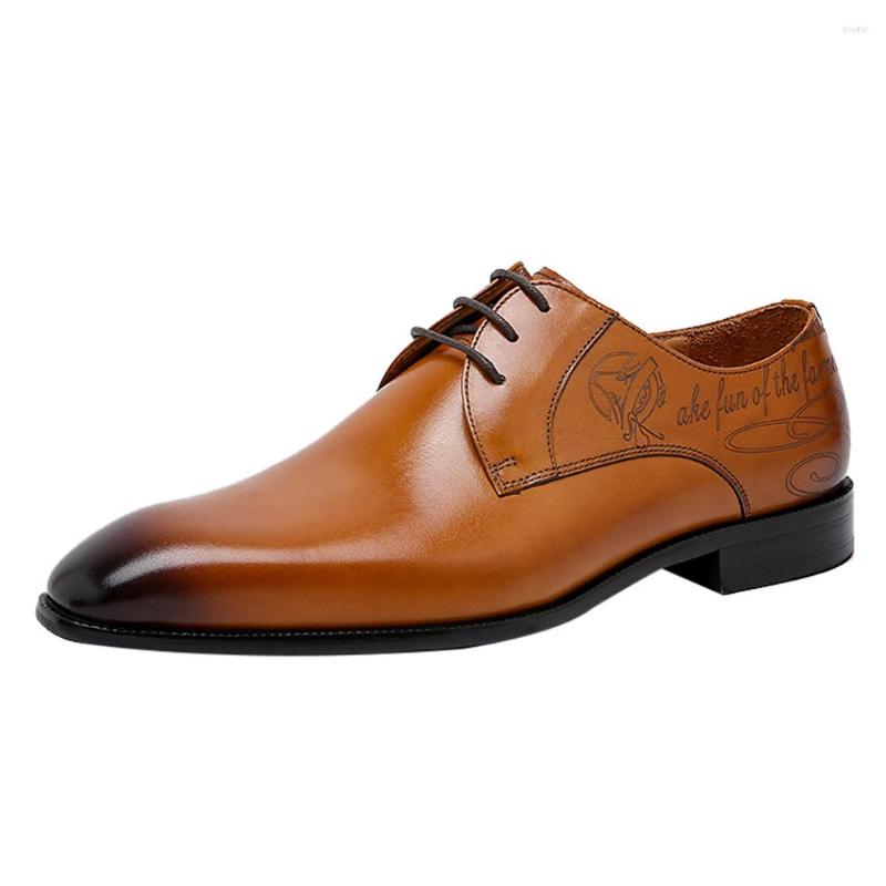 

Dress Shoes Mens Classic Fashion Patent Leather Elegant Pointed Toe Derby Formal Black Brown