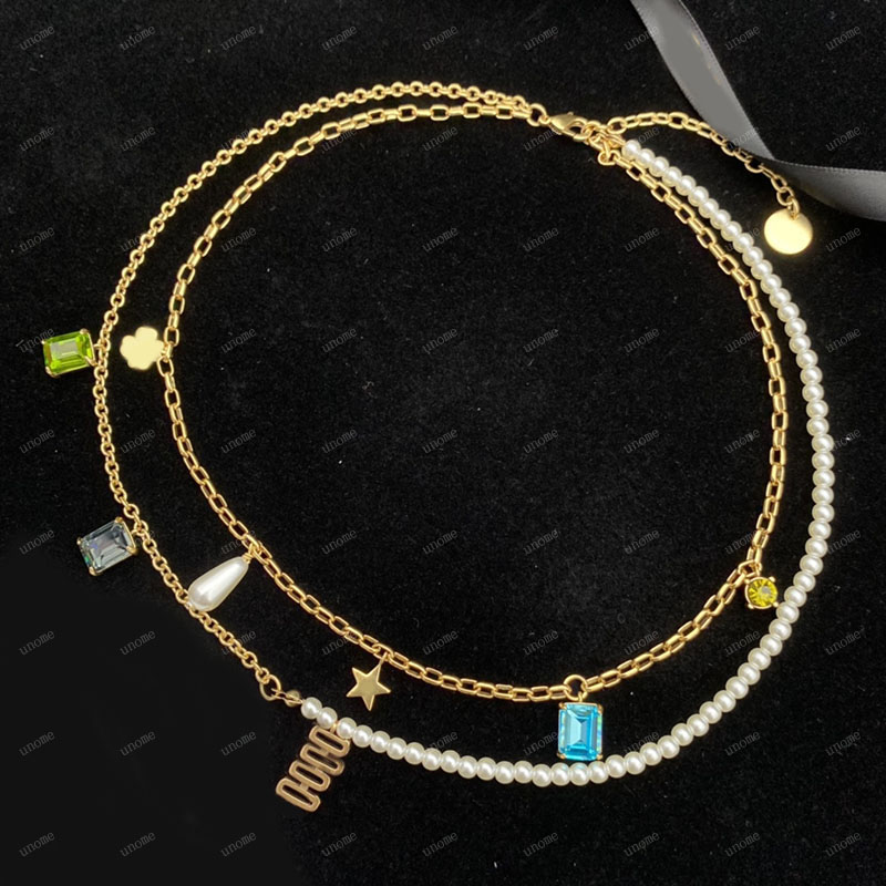 Hot 4 Styles Letter Necklaces Desingers Luxurys Love Necklace Gold Link Chain Necklace Classic Designer Jewelry Wedding Unome D2206027Z