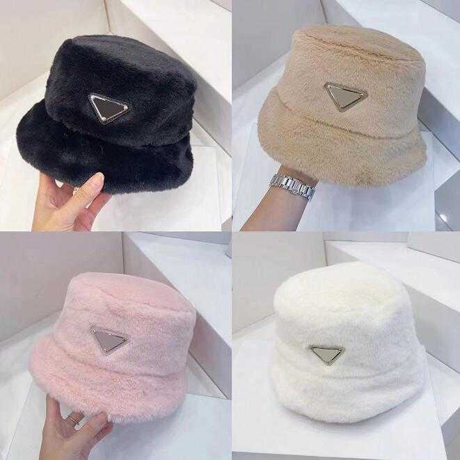 

Women Triangle Printed Bucket Hats Unisex Autumn Winter Sports Hat Faux Fur Fluffy Velvet Fedoras Outdoor Foldable Fisherman Hat Beach Cap 2022 2023, Pink