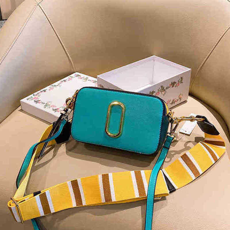 

Marc Tote Bag Evening s Crobody MARC Deigner Verion Women Camera bag Wide Shoulder Strap handabg Fahion Matching Single Meenger 220211, Mjbag-red