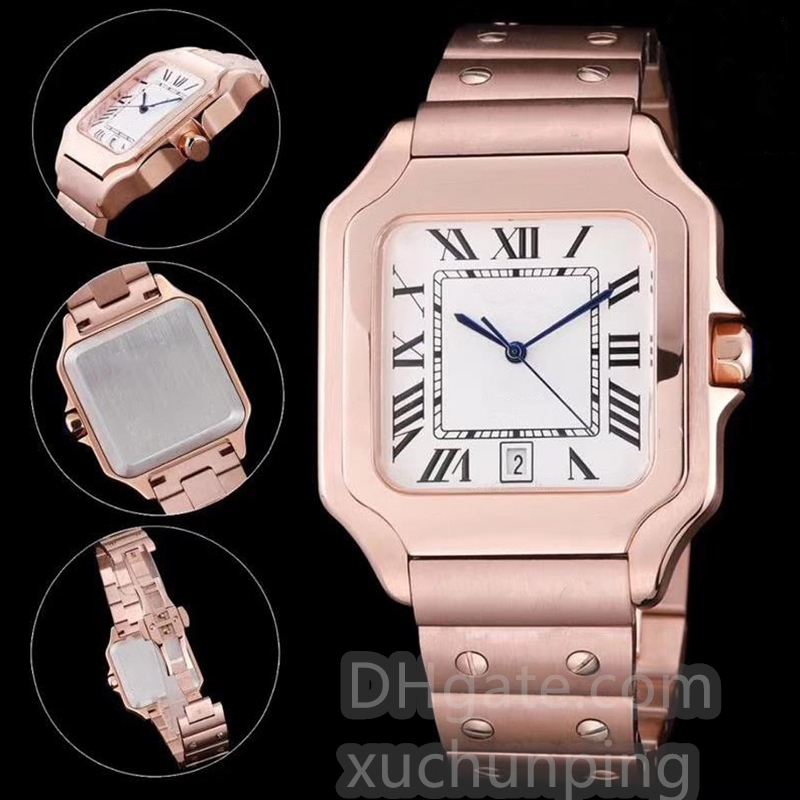 

Fashion luxury men's watch 40mm stainless steel waterproof sapphire glass calendar watch, Tool