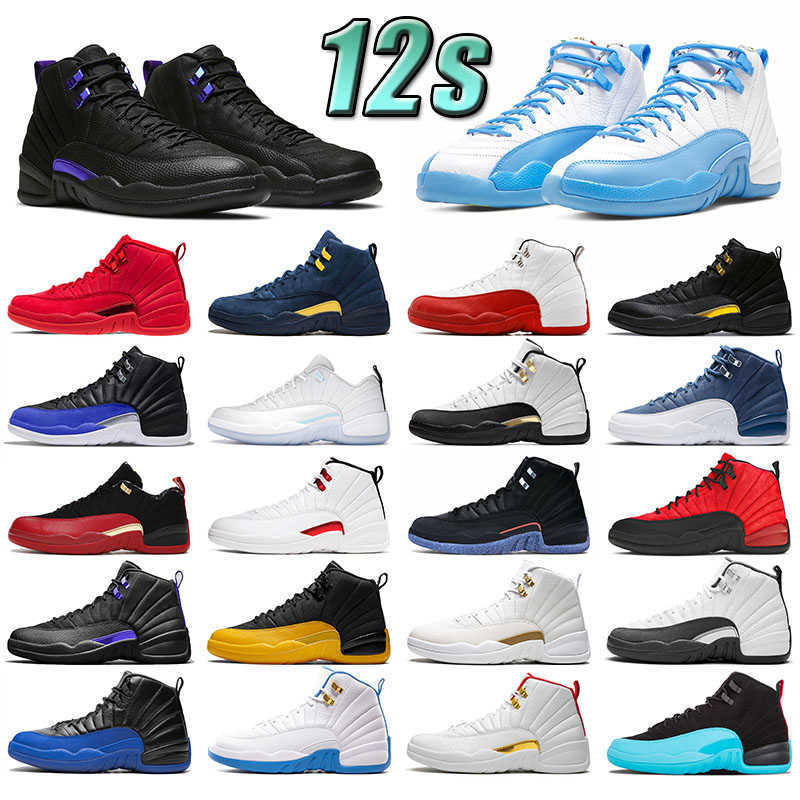 

2022 Jumpman 12 Basketballs Shoes EUR 47 University Gold 12s XII Hyper Royal Men Trainers Utility Grind Twist Royalty Dark Concord Flu Game, # 40-47