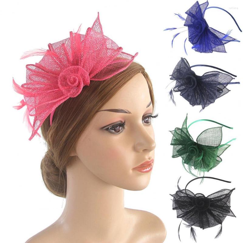 

Visors Trendy Prom Fascinator Bow-knot Dress Up Hair Accessories Stage Show Party Headband, Black
