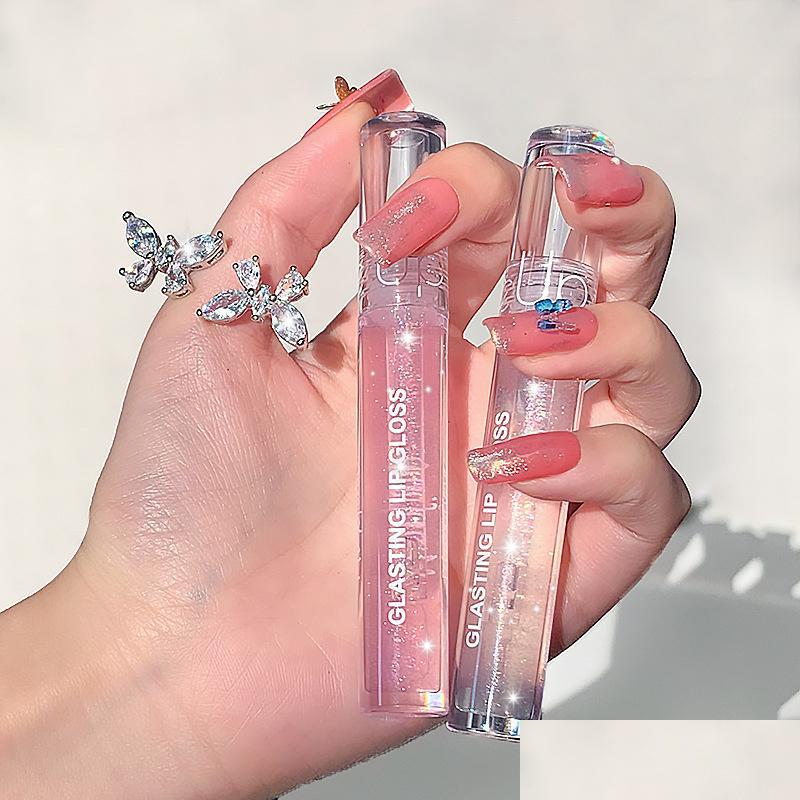 

Lip Gloss Moisturizing Gloss Plum Lip Plumper Makeup Glitter Nutritious Liquid Lipstick Cherry Mineral Oil Clear Lipgloss 6Pcs Drop Dhucn, #3