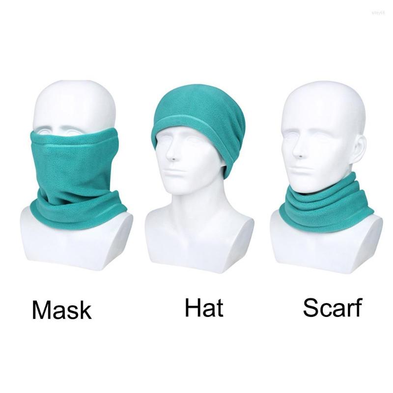 

Bandanas Polar Fleece Warm Hiking Scarf Multifunctional Windproof Face Mask With Drawstring For Women Men