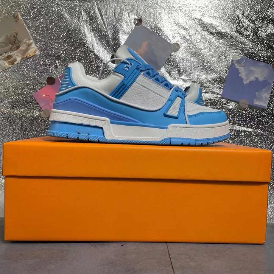 

High quality luxury designer shoes Spring and summer men's sports yellow embossing calfskin production size36-44 mkjl0000007 LZM qYd