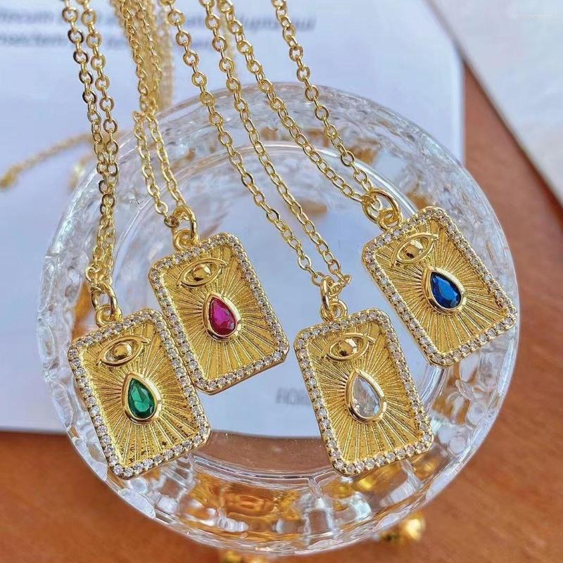 

Pendant Necklaces 5PCS Dainty Gold Geometric For Women Square Choker Necklace Fashion Multilayer Female Jewelry Gift