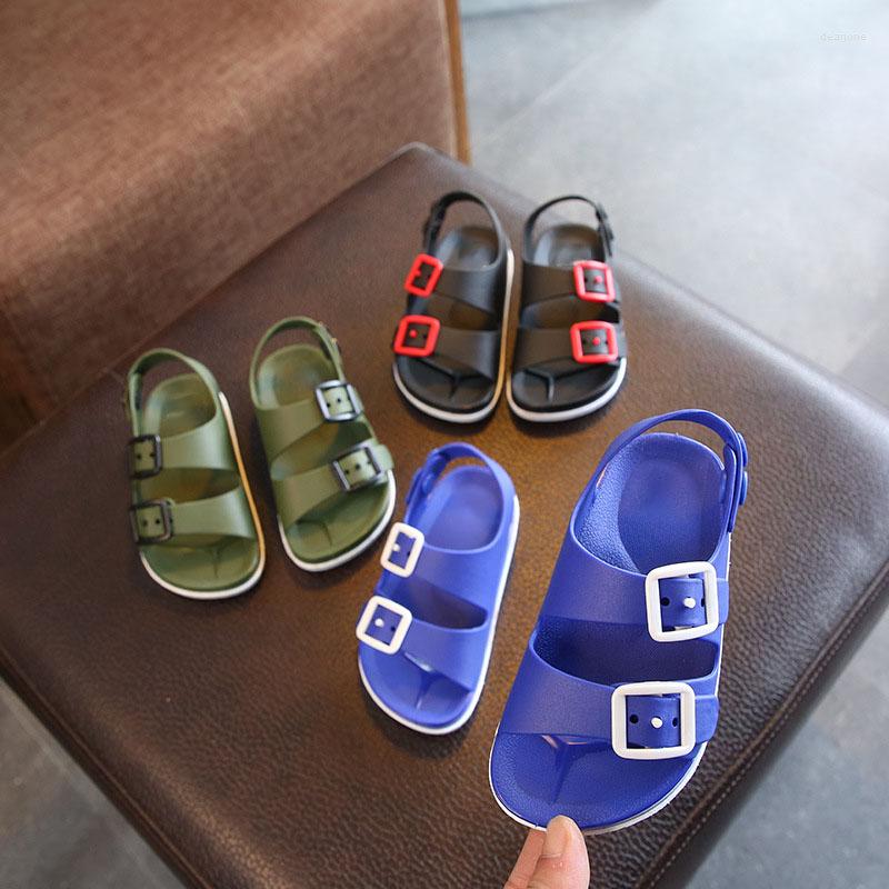 

Athletic Shoes Boys England 1-4 Years Old Baby Children's Sandals Non-slip Children, Black