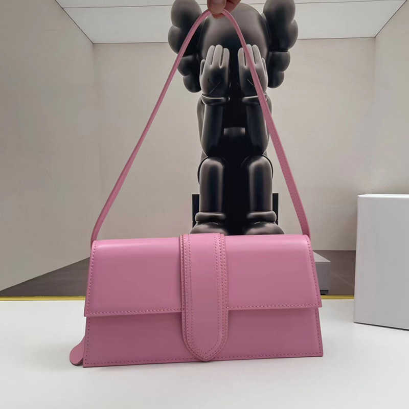 

Handbag designers Shoulder Bags leather Multiple back methods Palm pattern Tote long version grand bambino plain handbags, White