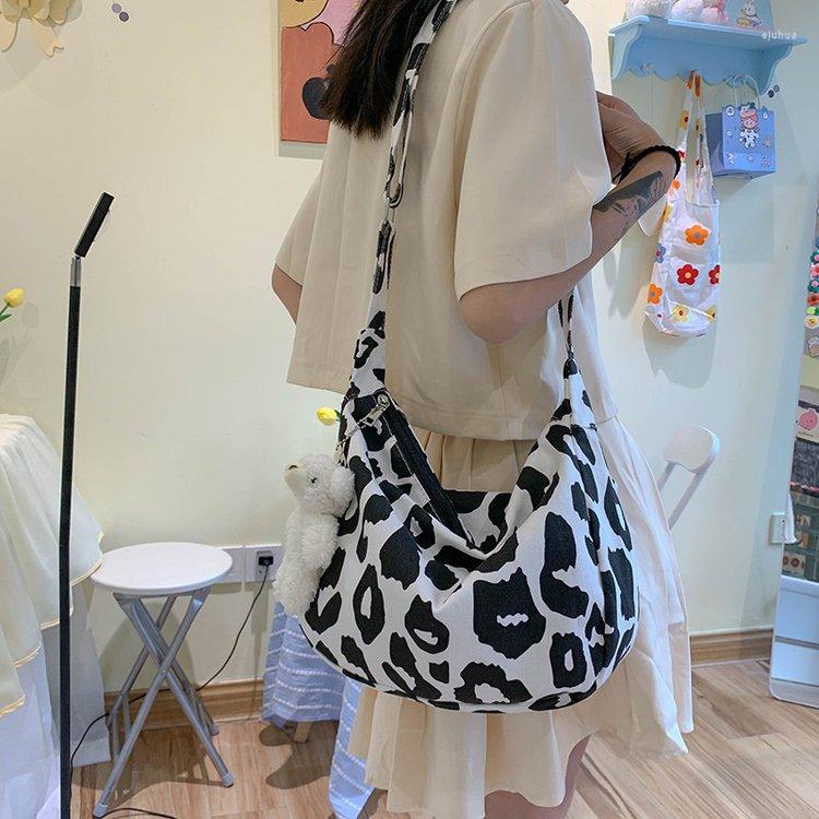 

Evening Bags Lady Totes Shoulder Bag Big Capacity Shopping Women Eco Reusable Shopper Printing Canvas Messenger, Black