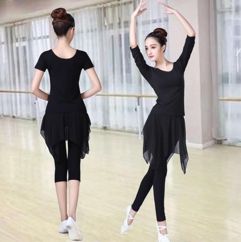 

Stage Wear Adult Modal Latin Dance Suit Lady Performance Dress Top Female, Red