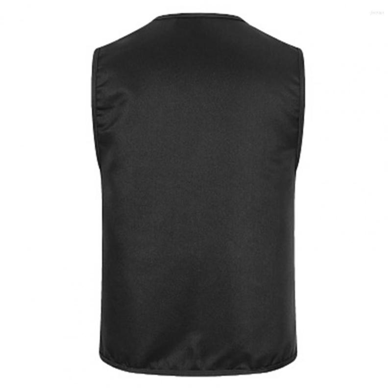 

Men's Vests Work Clothes Vest Practical Four Seasons Soft Fishing Breathable Volunteer, Black