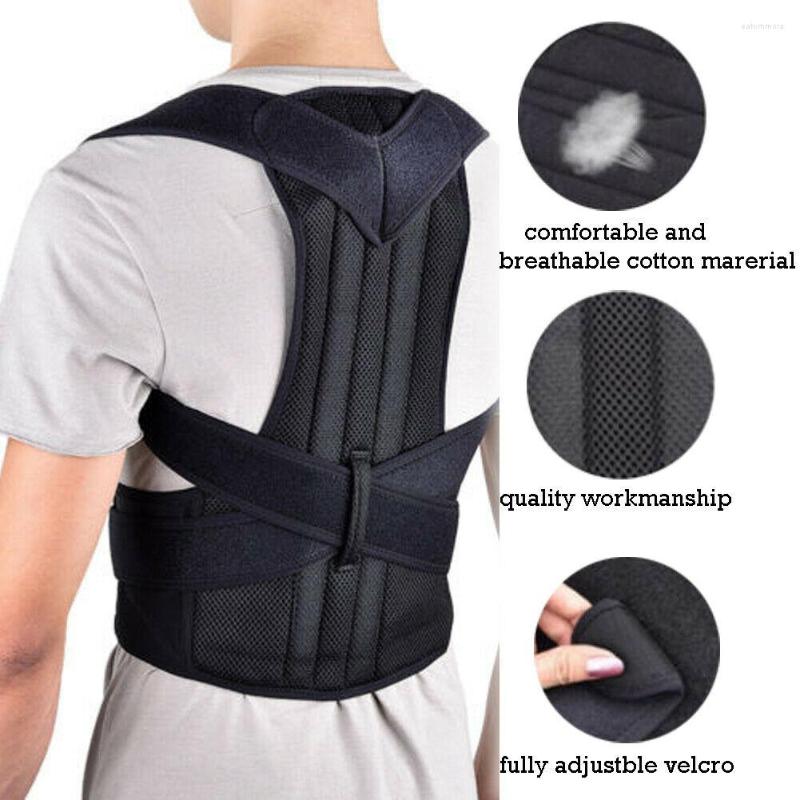 

Belts Arrival Adjustable Posture Corrector Support Magnetic Therapy Back Shoulder Brace Belt For Men Women Drop, Picture shown