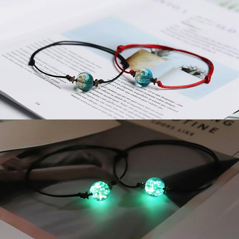 

Strand In The Dark Night Light Bracelet Bead Chain For Women Men Jewelry Luminous Pendant Lovers' Glow