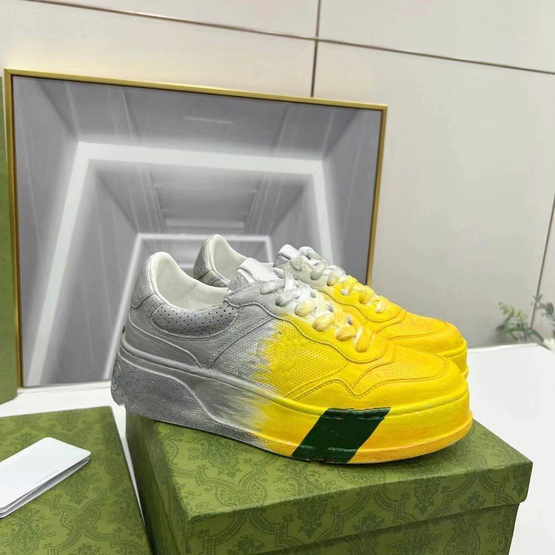 

New Designer Sneakers Casual Shoes High Low Mens Sneaker Technical Canvas Leather Women bee Top Quality Luxurys Trainers size35-45 mknj0 Iec