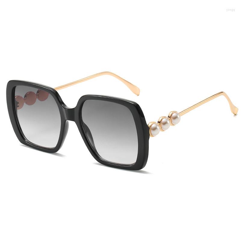 

Sunglasses 2022 Fashion Metal Large Frame Trend Toad Mirror Women's Personality
