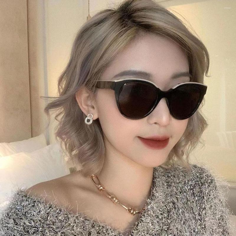 

Sunglasses High-Quality Designer Butterfly Women Oval Sun Glasses For Female UV Protection Outdoor Shades Eyewear