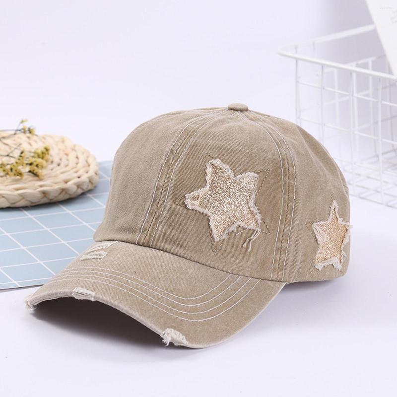 

Ball Caps Mens And Womens Star Baseball Hat Fashion Outdoor Adult Sunscreen Peaked, Grey