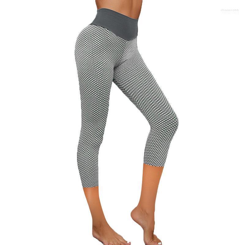 

Women' Leggings Women' Women High Waist Dot Fitness Leggins Mujer Stretch Sportswear Ladies Polyester Casual Seamless Pockets Pants