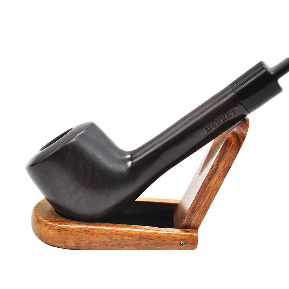 

smoke accessory tobacco pipes Handmade Tobacco Pipe Wooden Pipe Kit Metal Screen Filter Mouth Piece Cleaning Tools bong dab rig