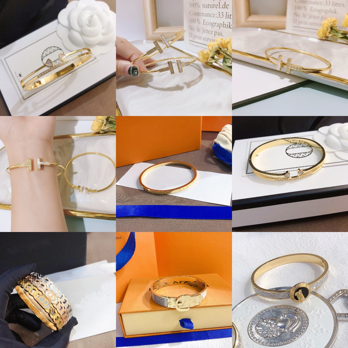 

Classic High grade Bracelet Luxury Jewelry Bangle Fashion Style Design Popular International Brands Selected Quality Family Gifts Romantic Couple Friends Party