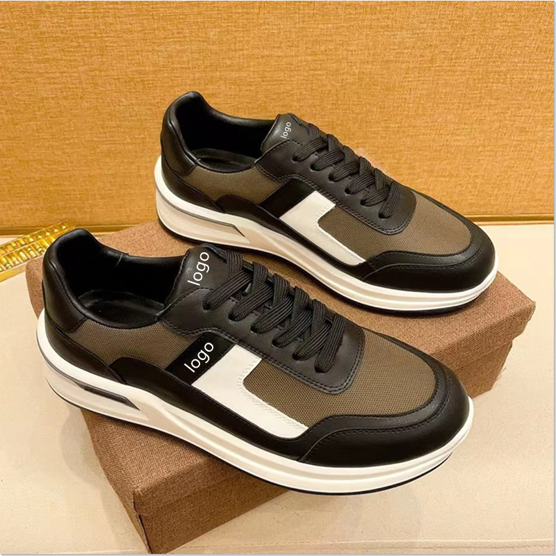 

Men Sneakers Shoes Man Casual Rubber Sole Runner Comfort Outdoors Leisure Sports With Box Eu38-44, Grey