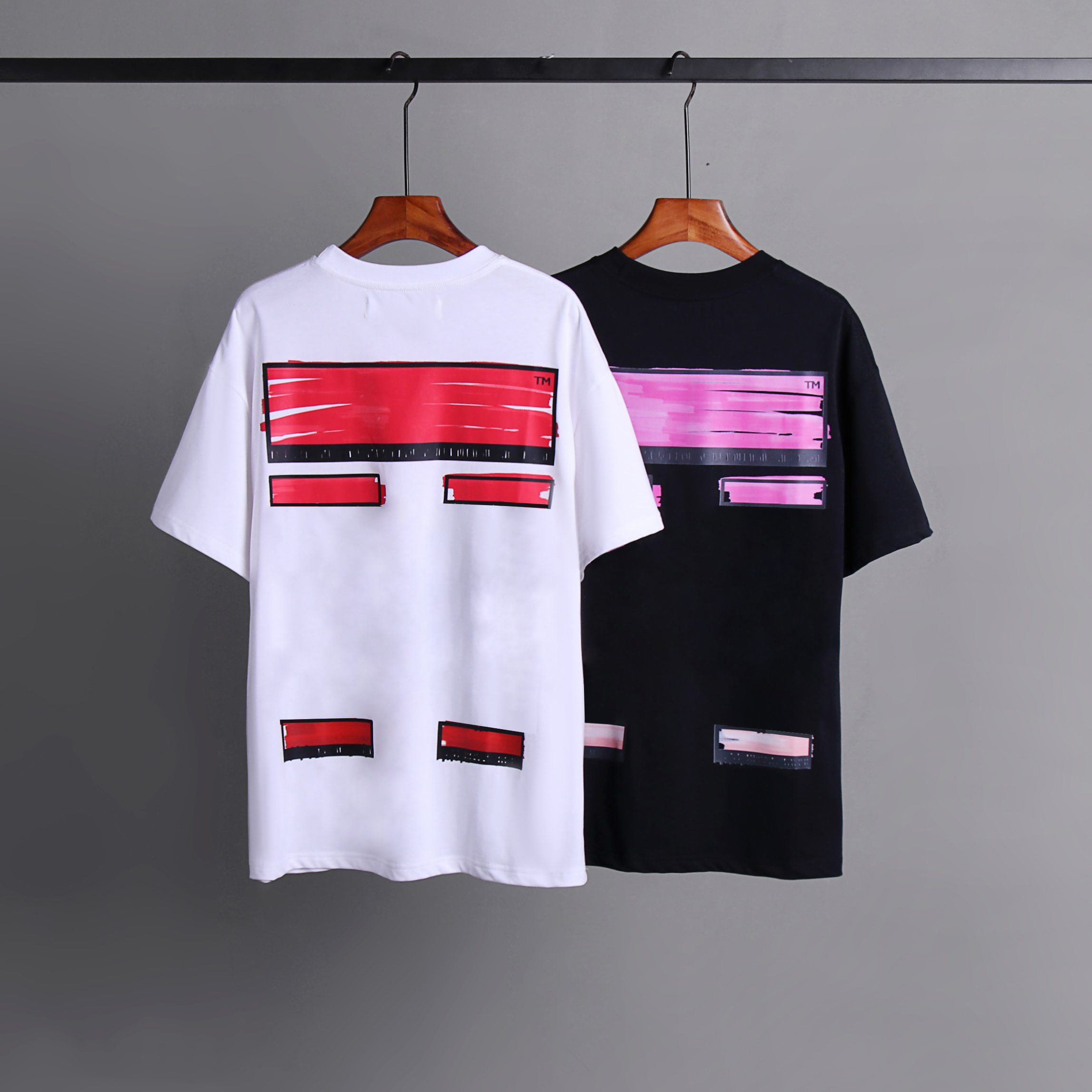 

Men's T-Shirts Loose Tees Fashion Brands Tops Women Casual T Shirt Luxurys Clothing Street White Short Sleeve Clothes Polos Tshirts